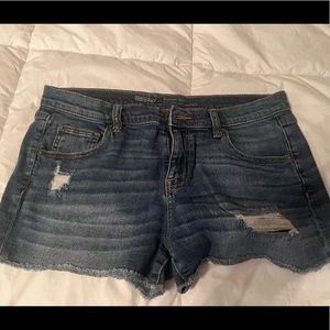 Denim jean shorts